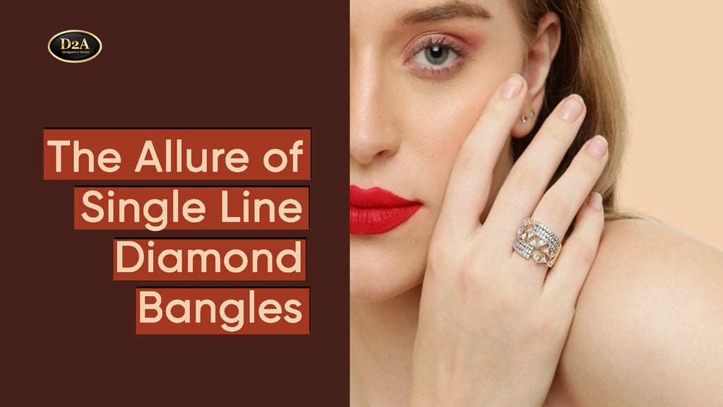 Elegant Simplicity: Single Line Diamond Bangles for Subtle Glamour