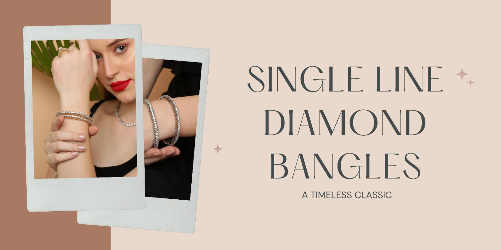 Single Line Diamond Bangles: A Timeless Classic