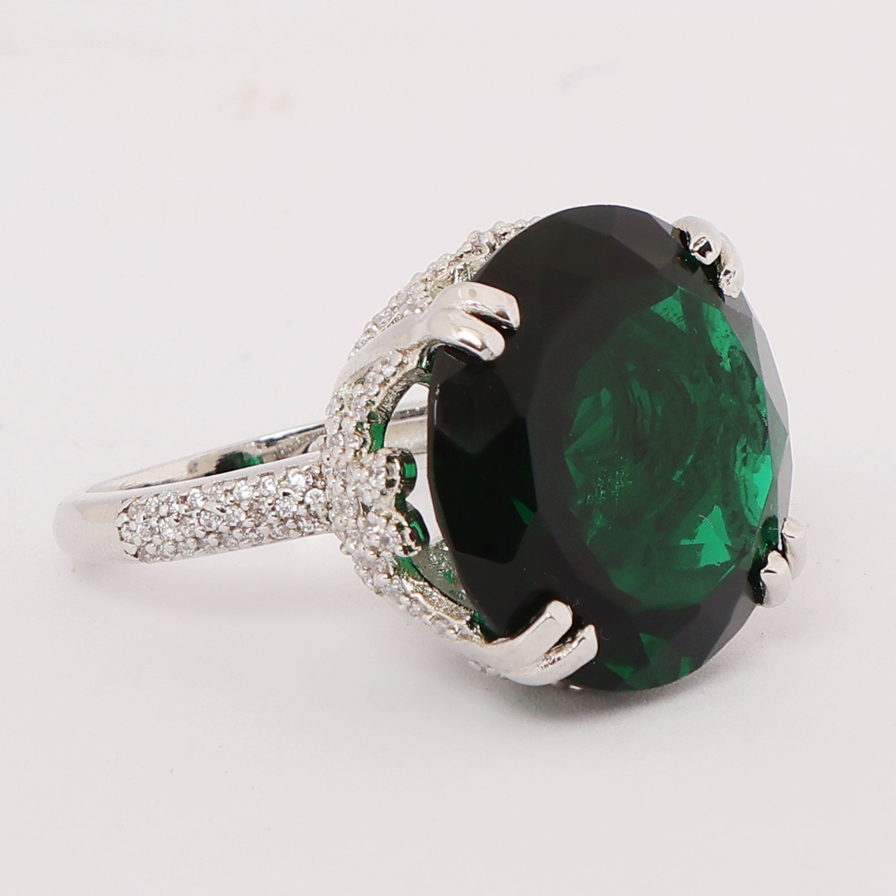 Emerald Serenade Ring