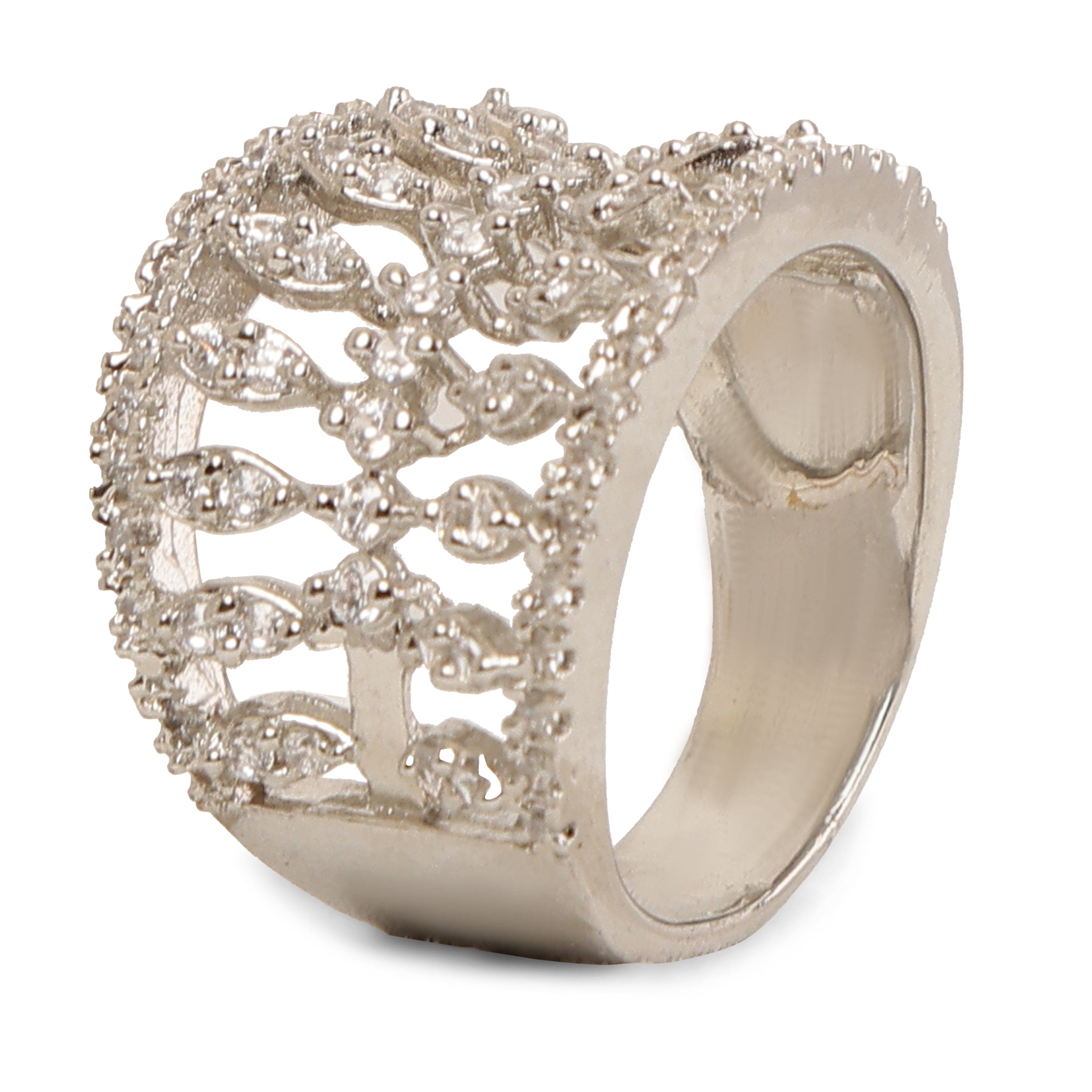 Mystic Moonstone Band Ring