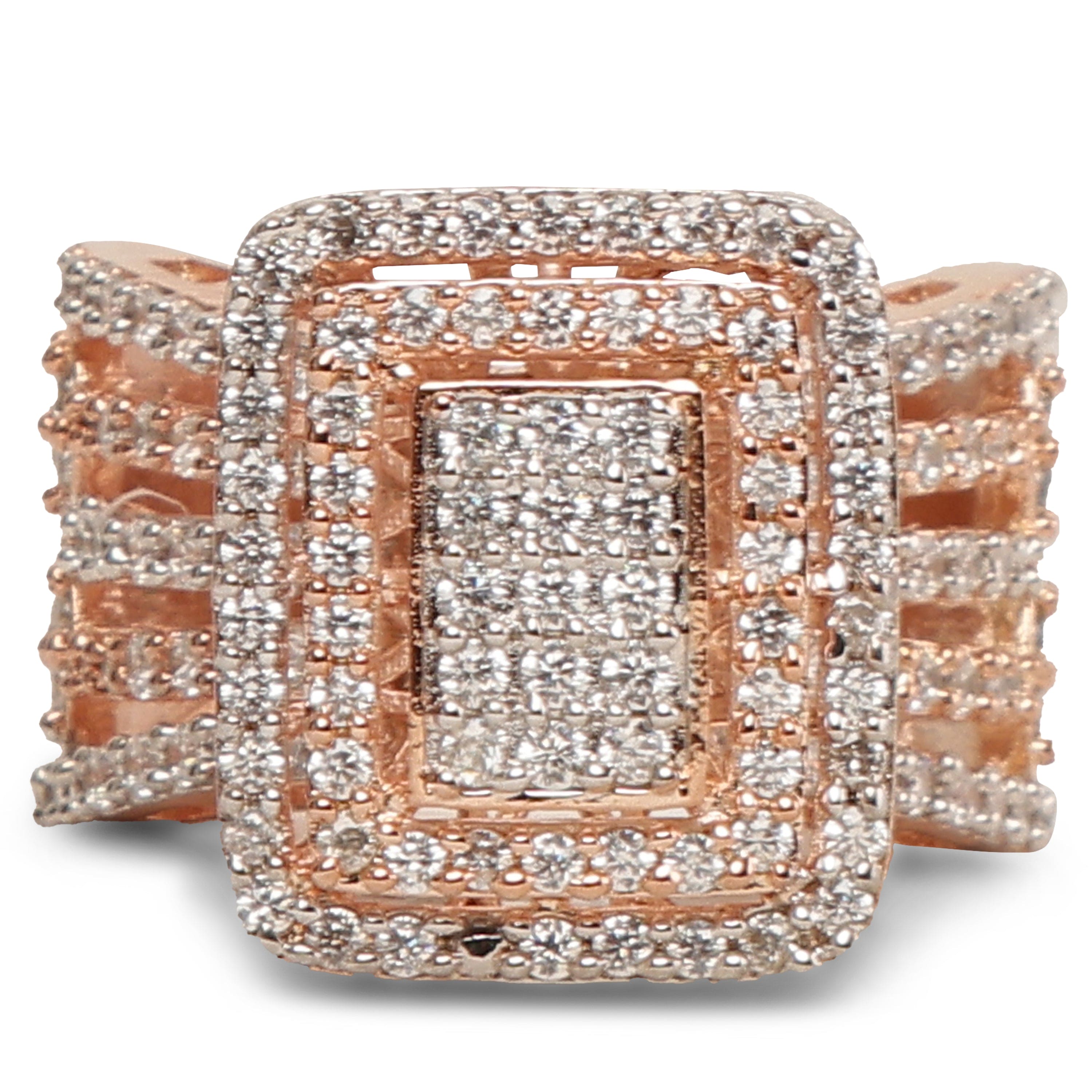RECTANGULAR LOVE RING