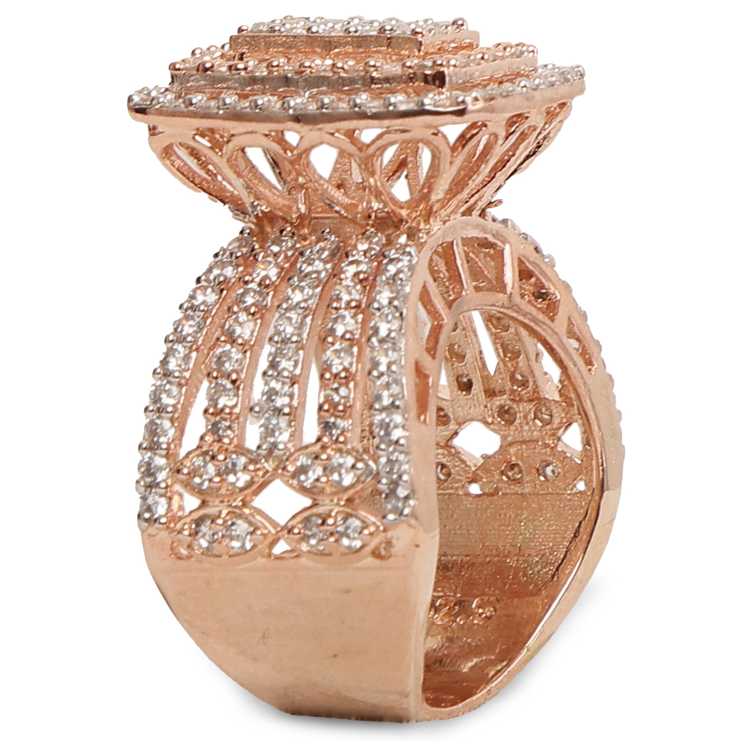 RECTANGULAR LOVE RING