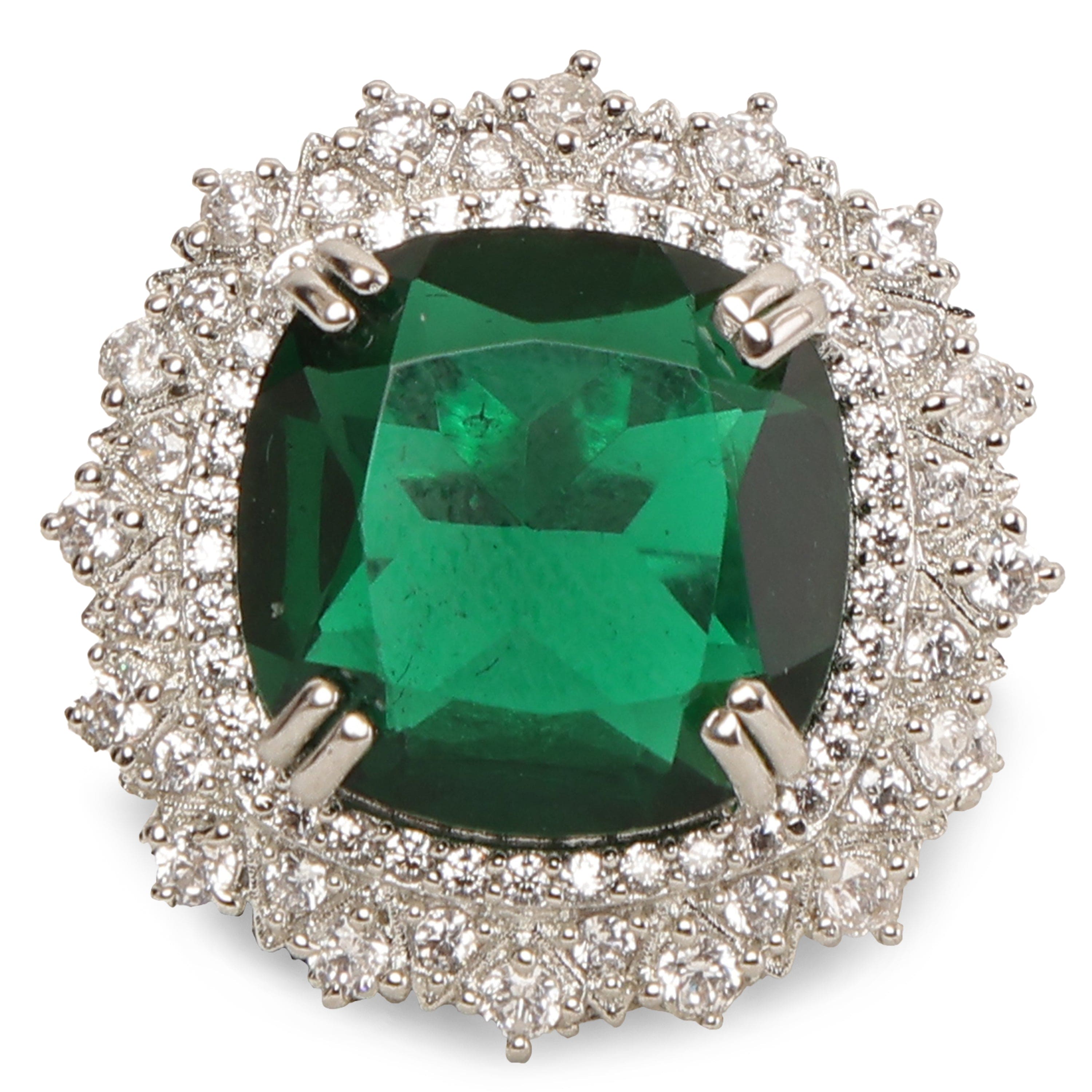 MAGNIFICENT EMERALD OCTA LOVE RING