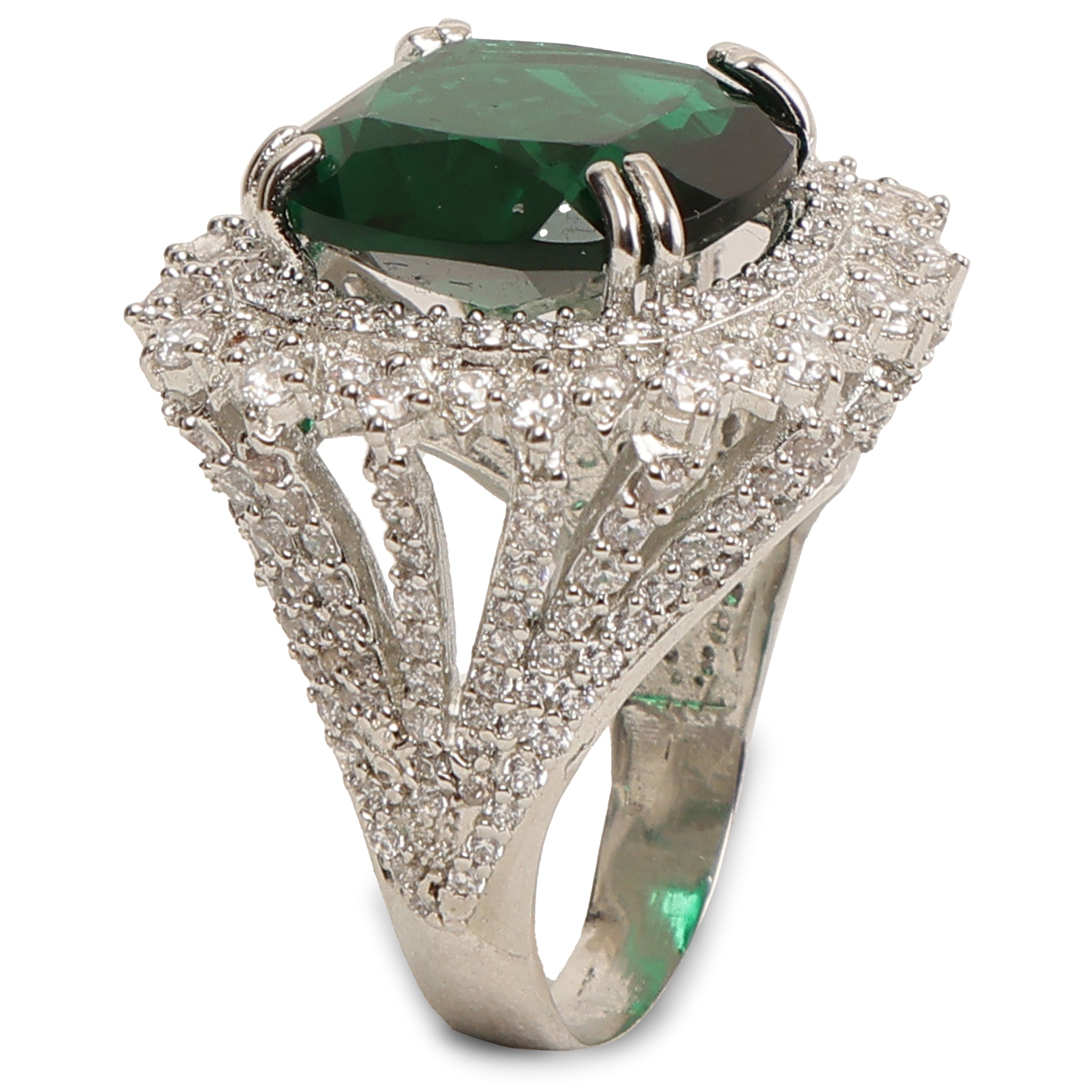 MAGNIFICENT EMERALD OCTA LOVE RING