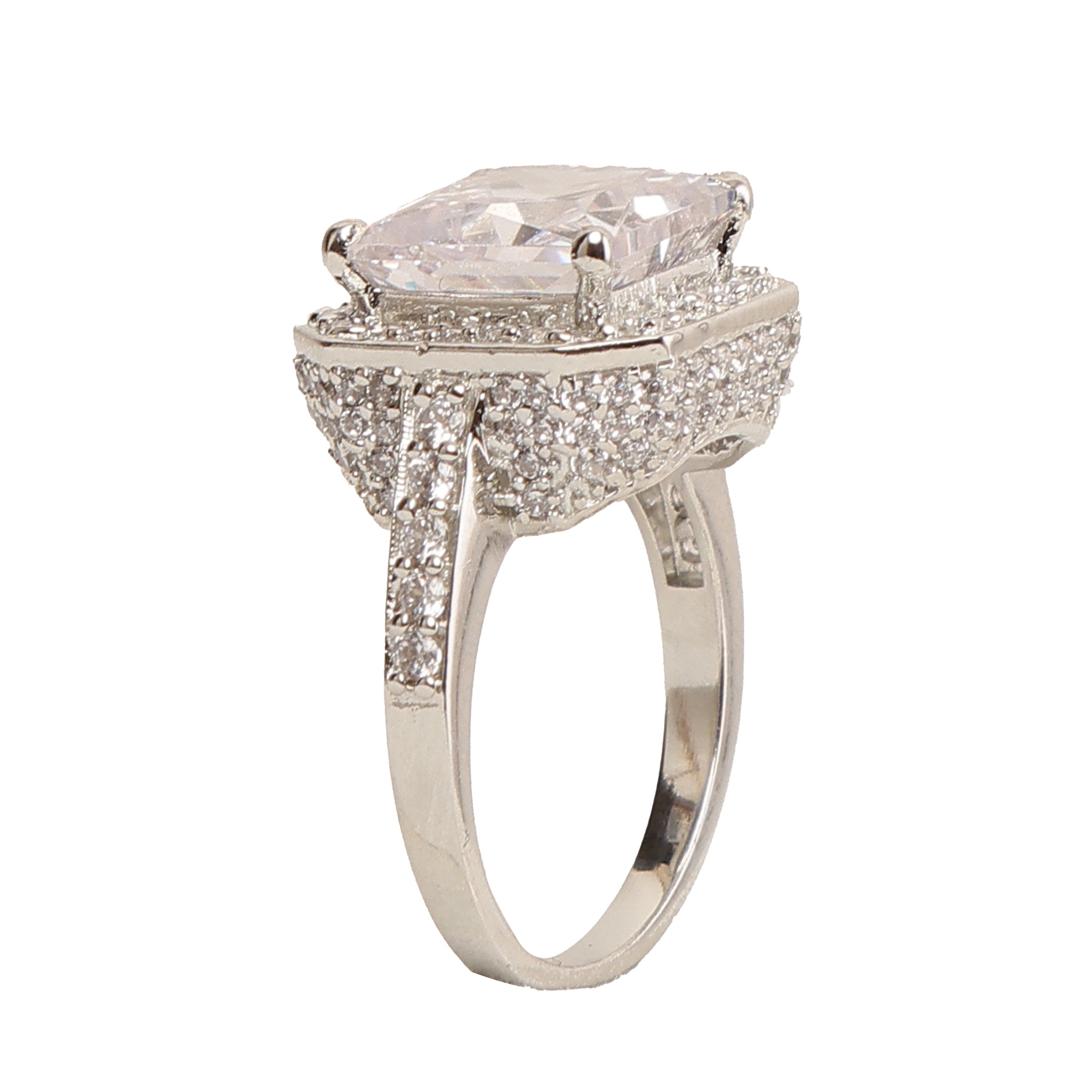 Square Eternity ring