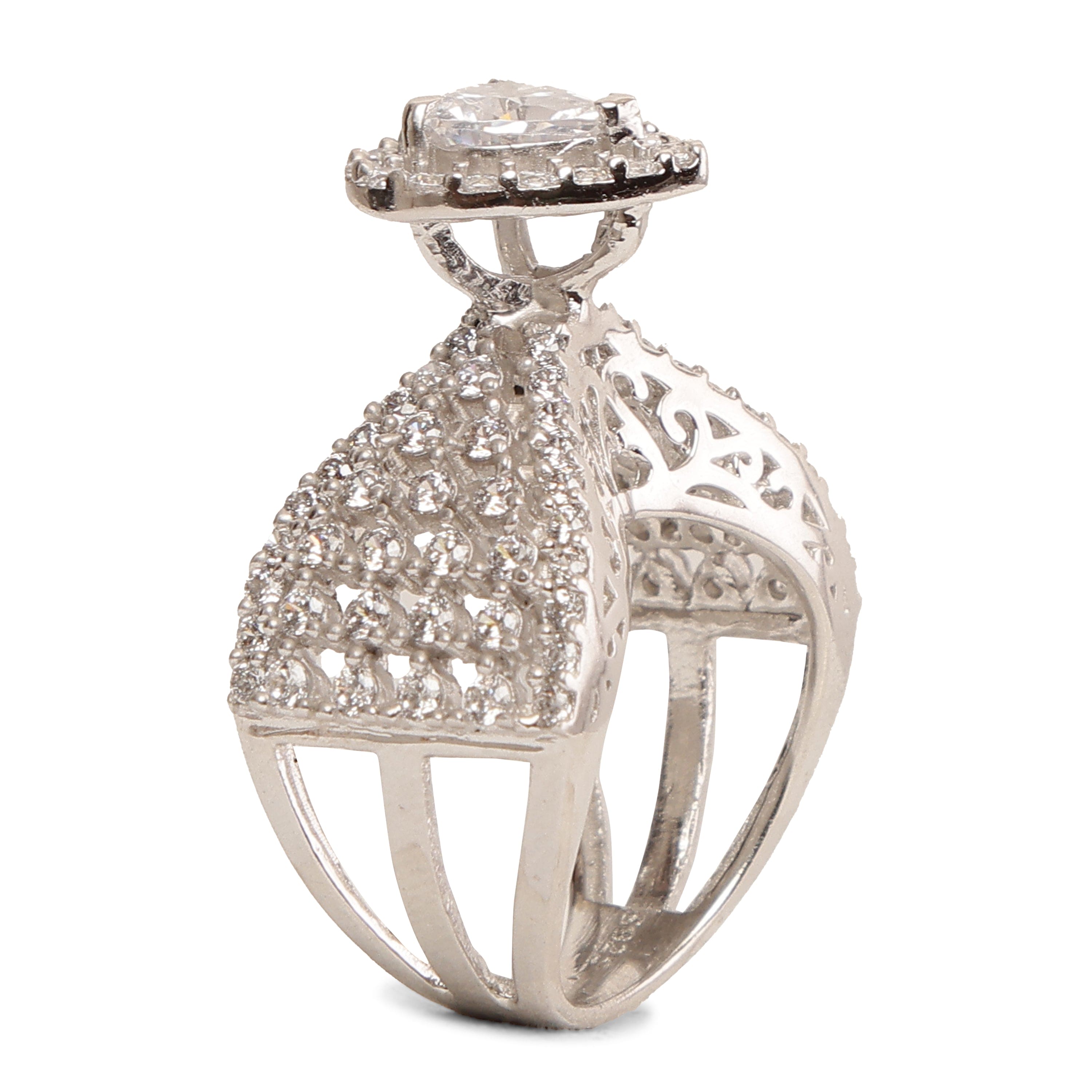 RAVISHING HEART SOLITIARE MOUNTED RING