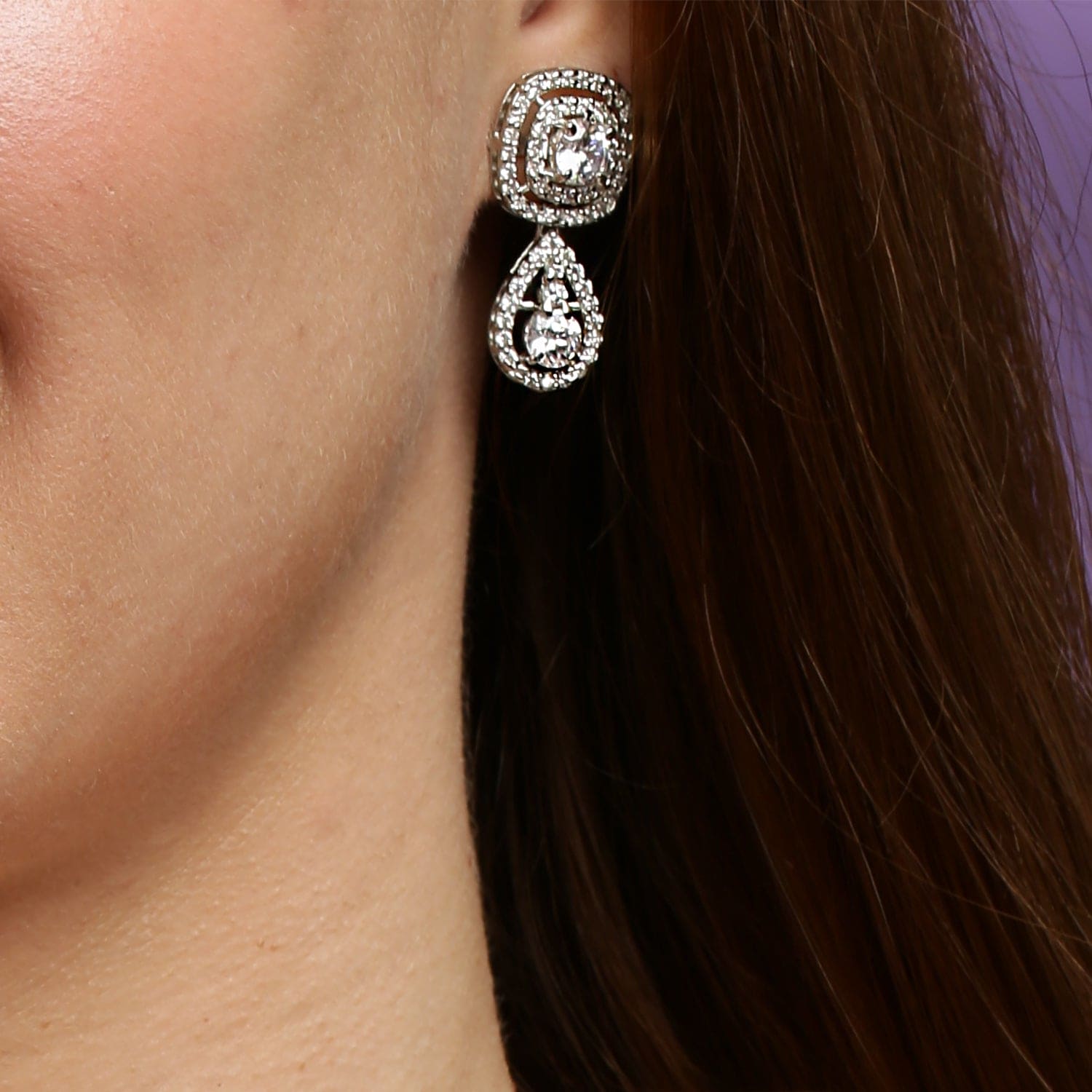 RHYTHM PEAR DROP EARRING