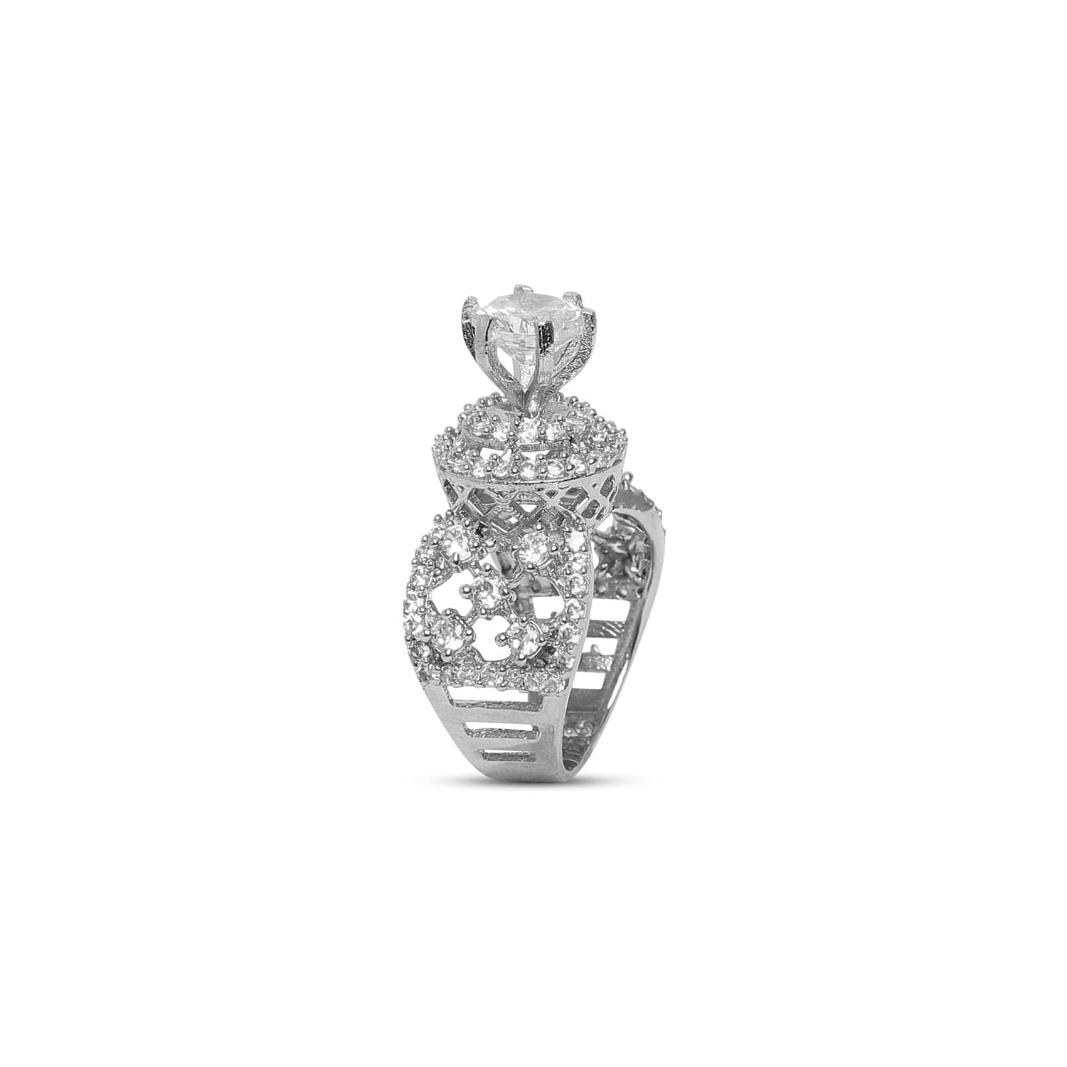 GLIMMERING FROST 925 STERLING SILVER RING