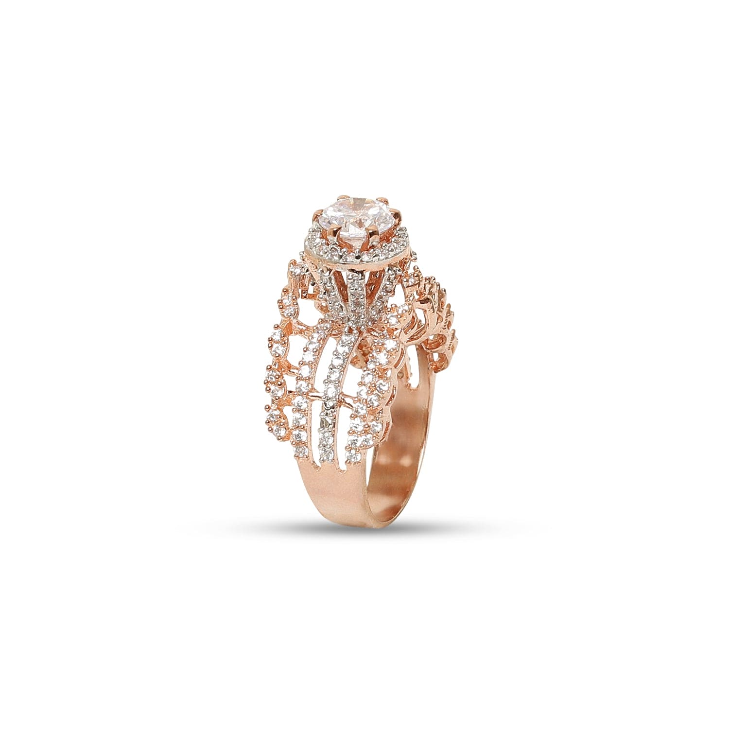 Layla 925 sterling silver Rose gold ring
