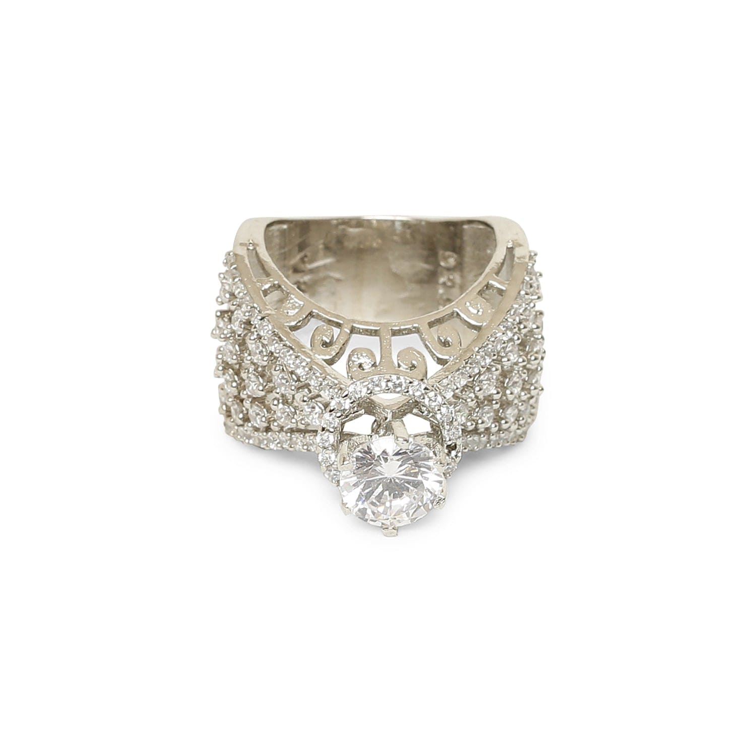 Viaara Elegant Tower Ring