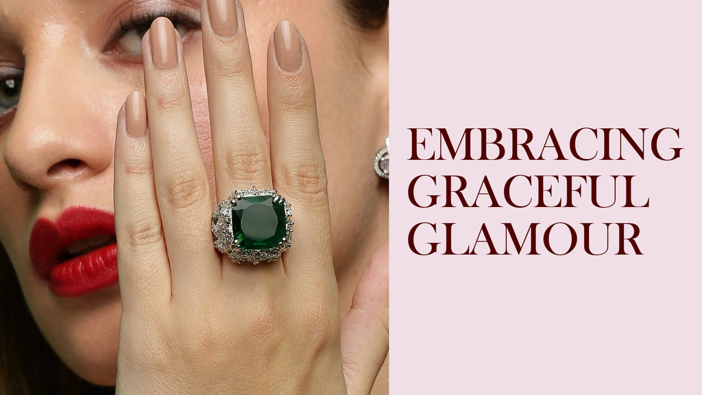 Designed to Attract: Graceful Glamour with Marquise Aura Rings