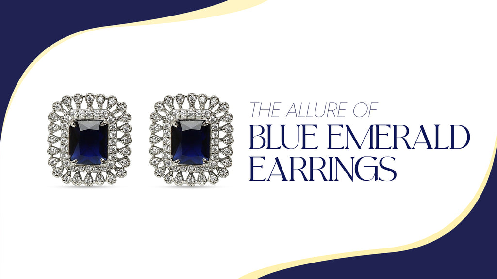 Designed2Attract: Radiant Splendor: Elevate Your Style with Blue Emerald Earrings