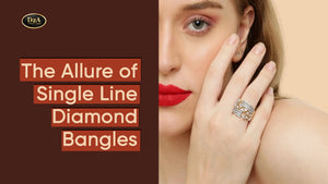 Elegant Simplicity: Single Line Diamond Bangles for Subtle Glamour