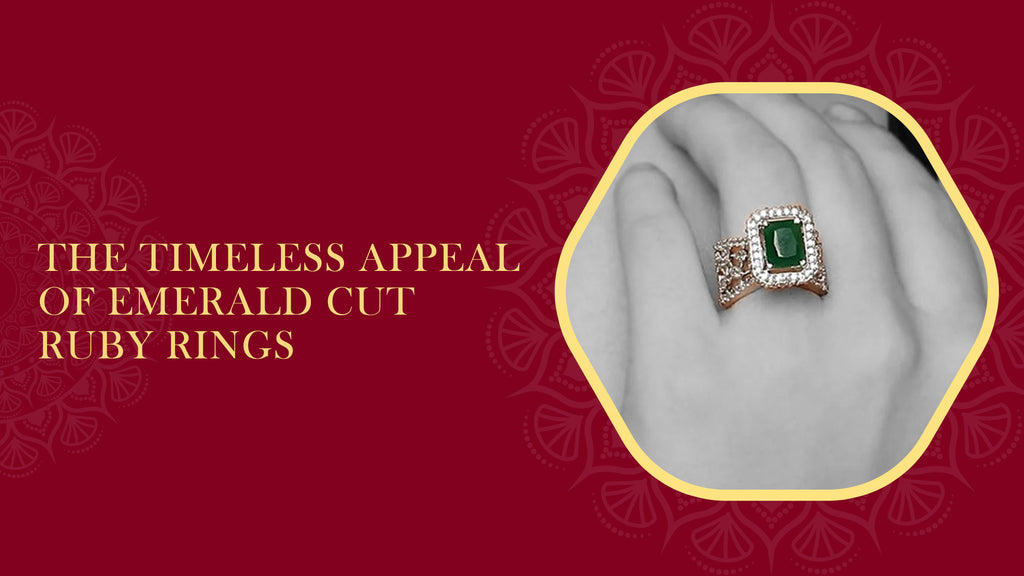 Designed2Attract: Classic Elegance: Emerald Cut Ruby Rings for a Timeless Appeal