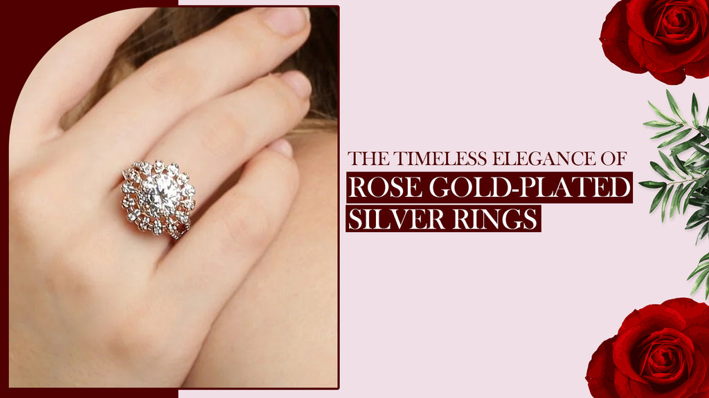 Designed2Attract: Rose Gold Plated Perfection: Sterling Silver Rings for Subtle Luxury