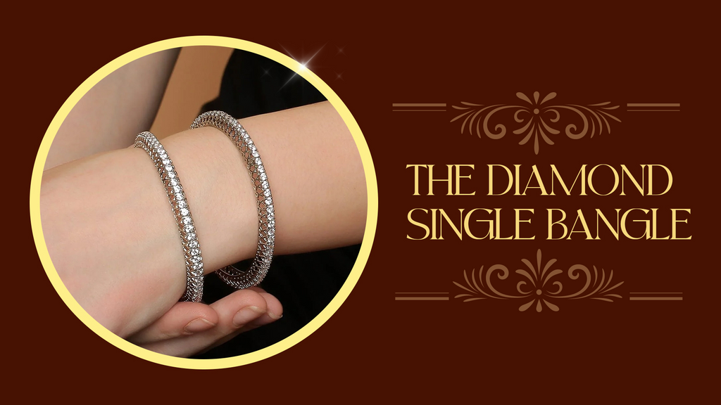 Designed2Attract: Singular Brilliance - The Mesmerizing Diamond Single Bangle