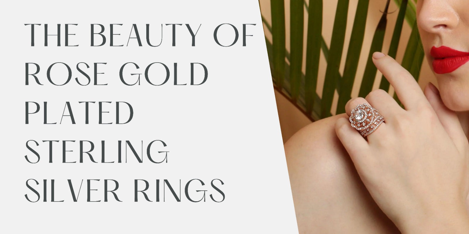 The Beauty of Rose Gold Plated Sterling Silver Rings