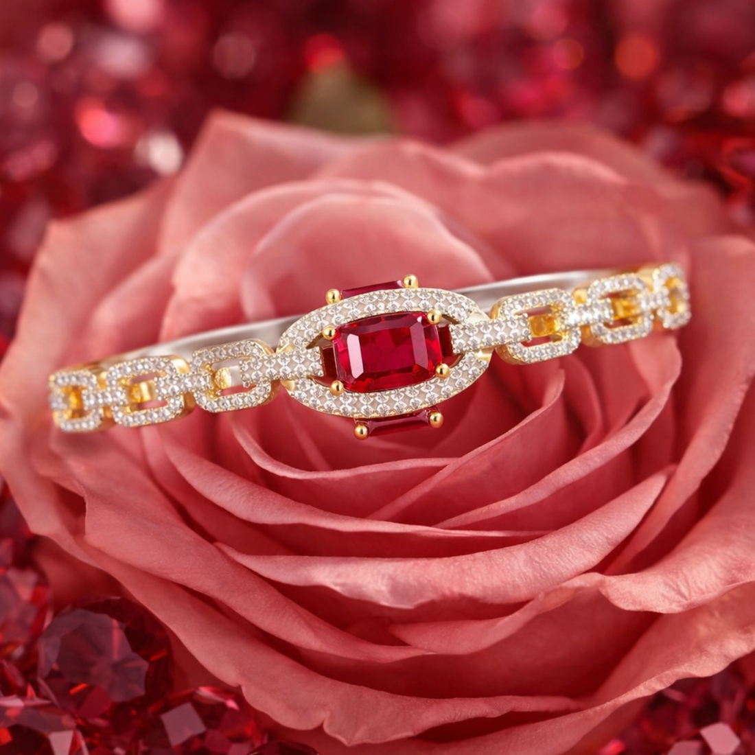 Royal Ruby Empress 925 Sterling Silver Ring