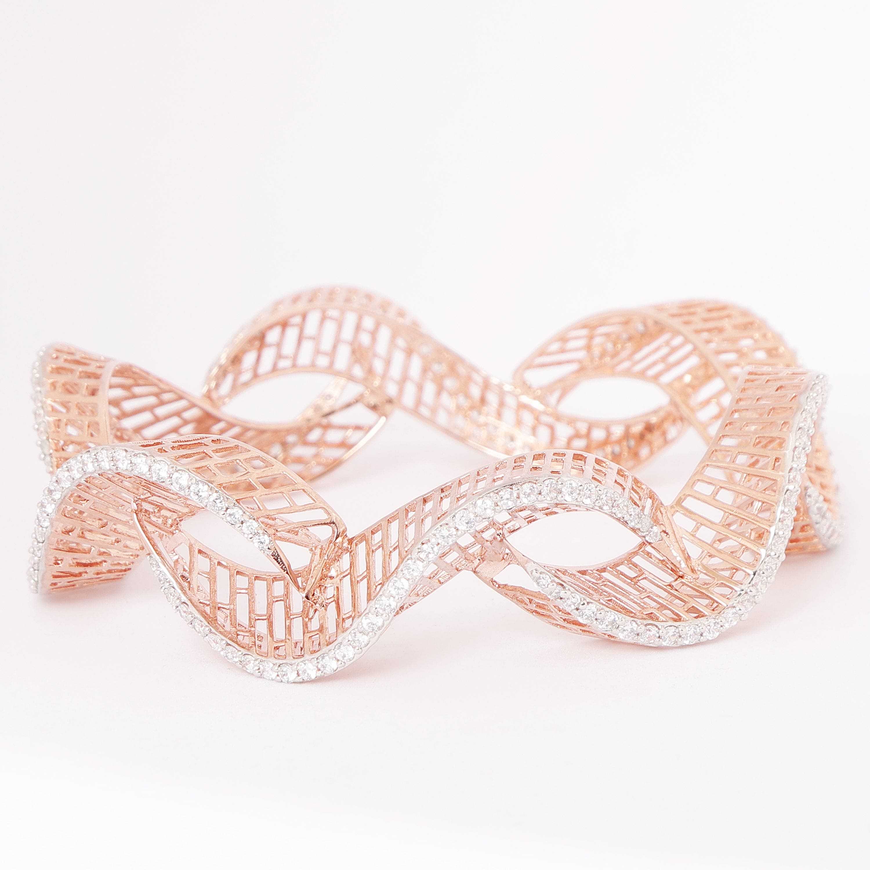 Twisted Majesty 925 Sterling Silver Bangle