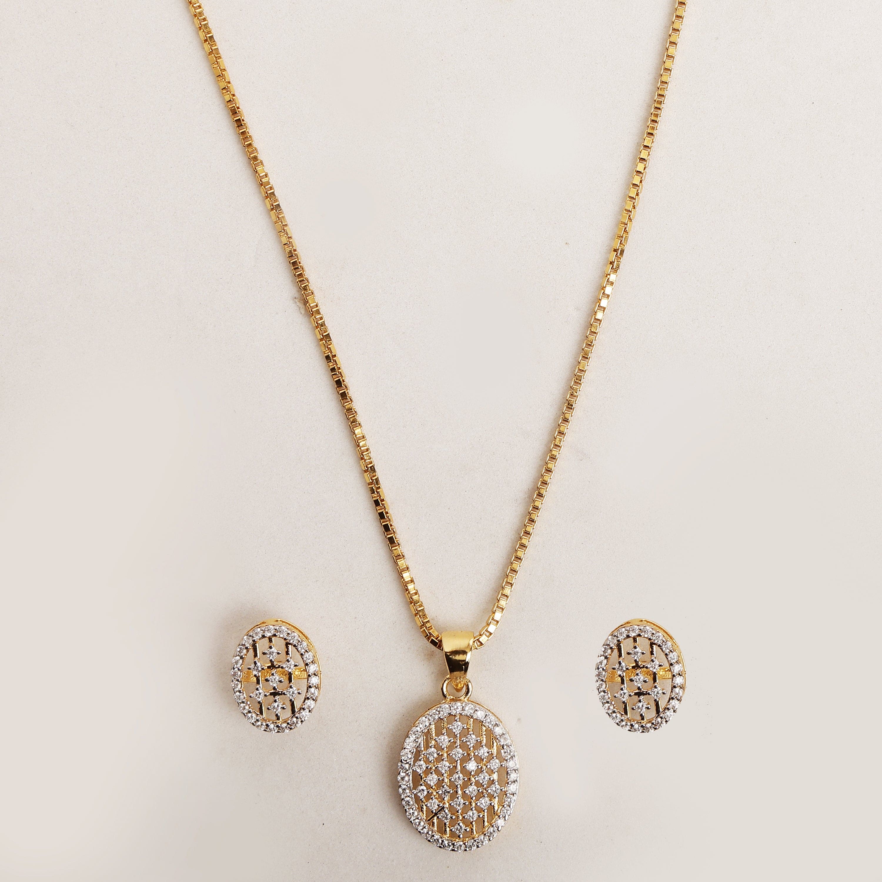 Graceful Opulence Pendant Set