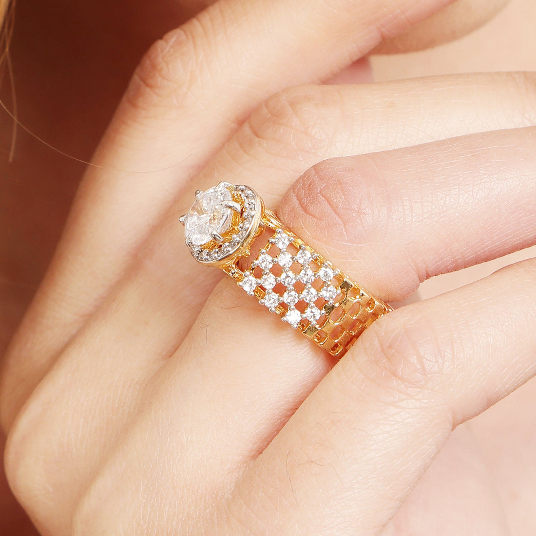 Golden Empire 925 Sterling Silver  Ring