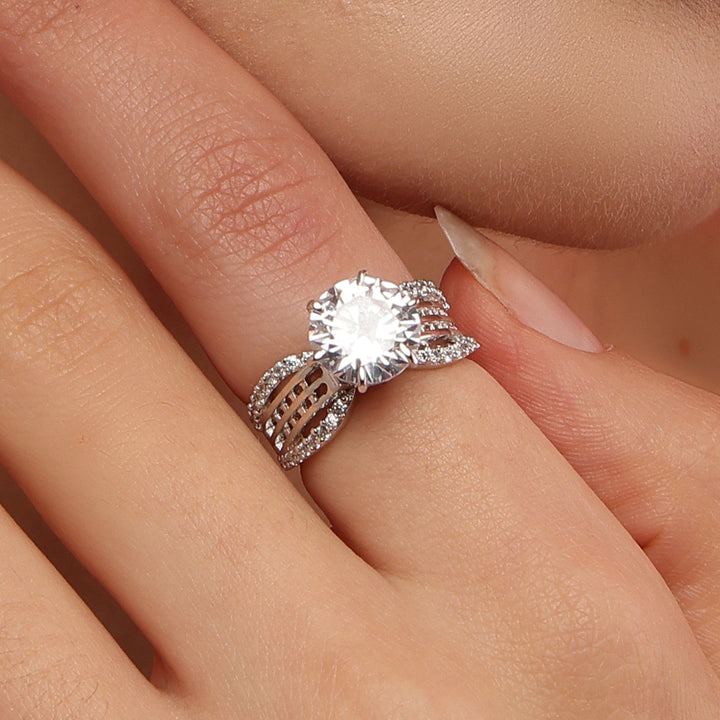 Stardust Cascade 925 Sterling Silver  Ring