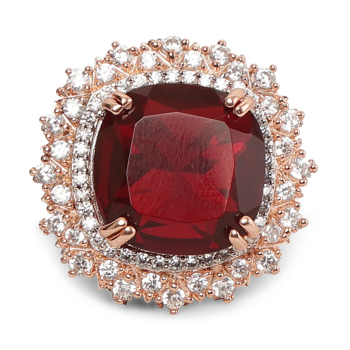MAGNIFICENT RUBY OCTA LOVE RING