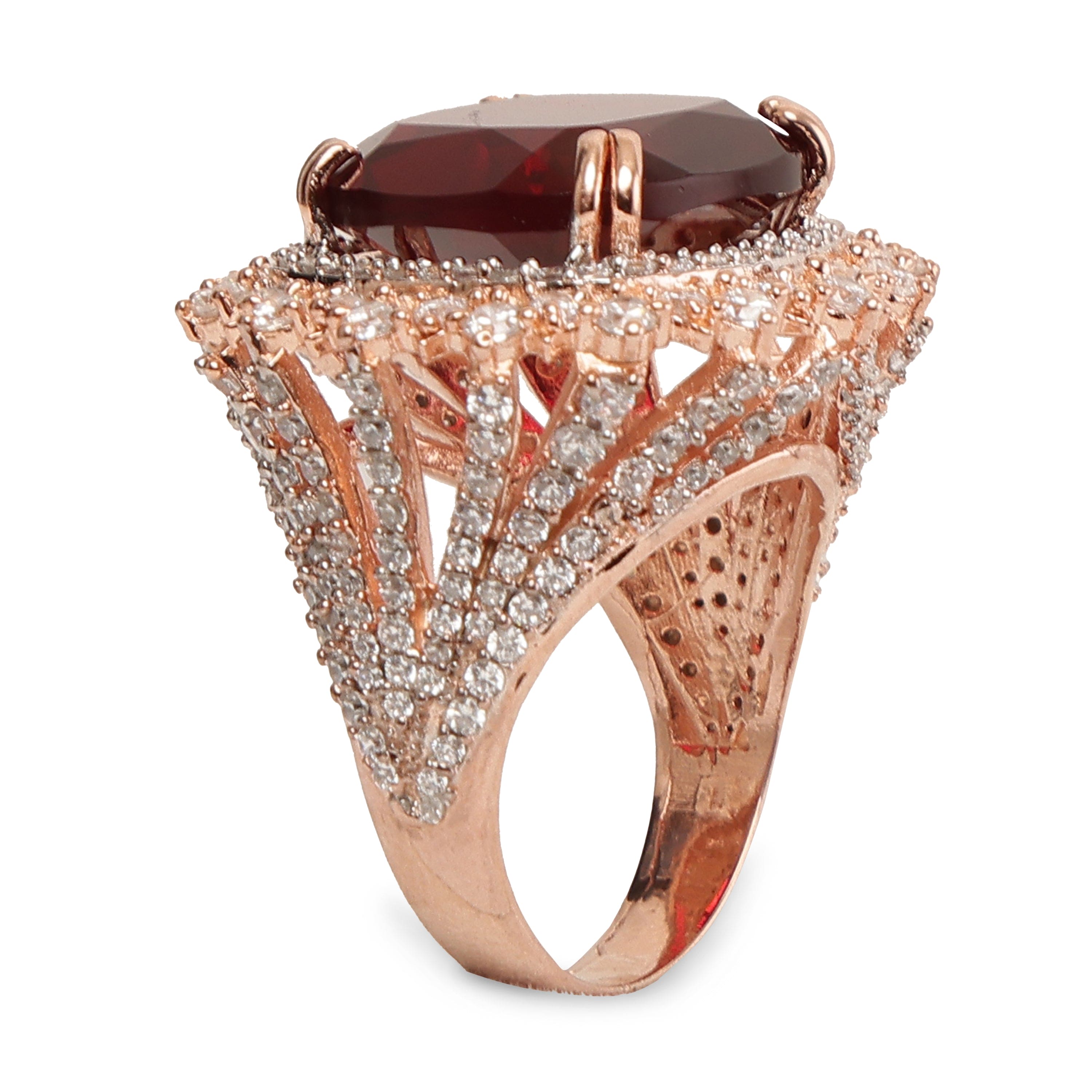 MAGNIFICENT RUBY OCTA LOVE RING