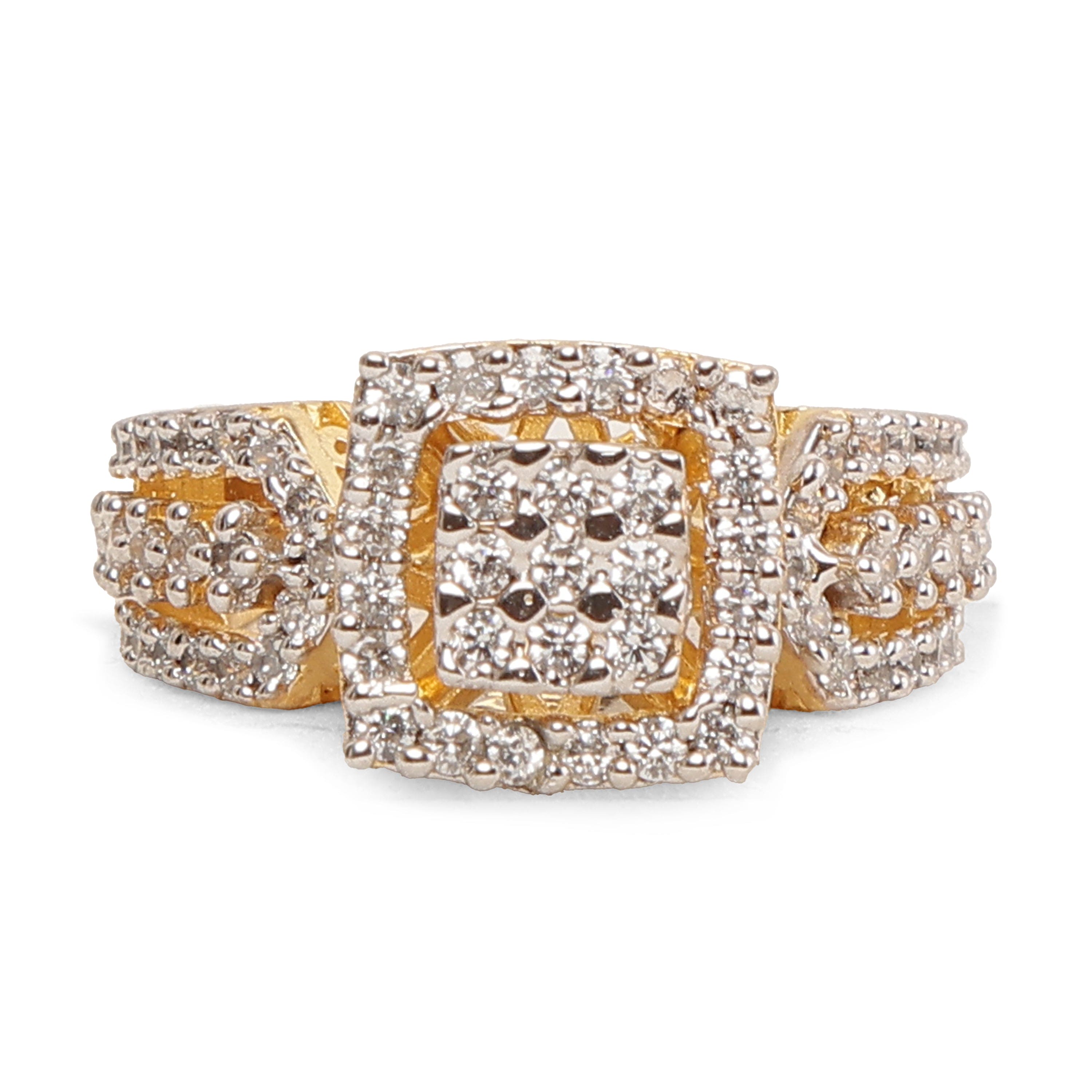 PRECIOUS SETTING PRINCESS CUT RING