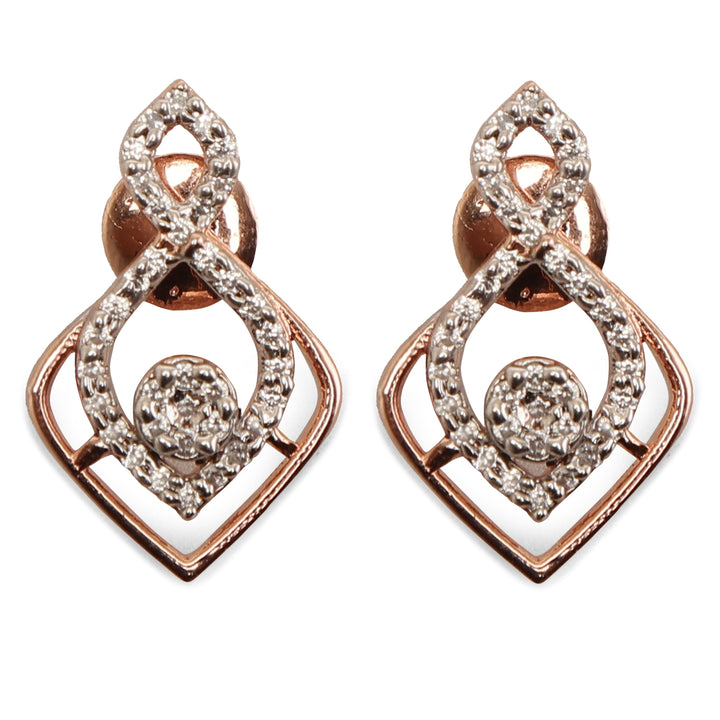 OH MY HEART ROSE GOLD EARRINGS