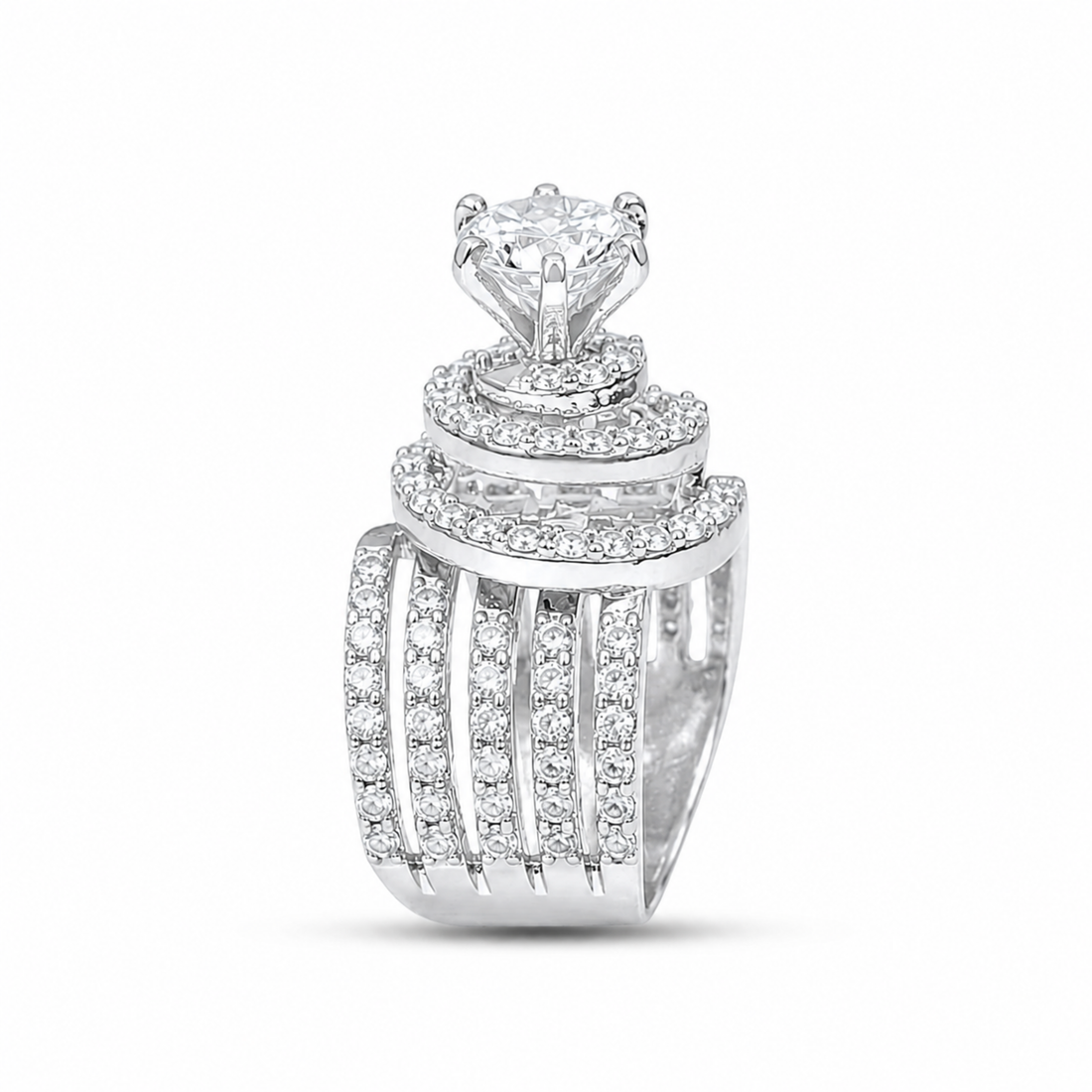 925 Sterling Silver STYLISH SPIRAL RING