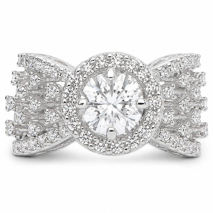 Midnight Mirage 925 Sterling Silver Ring