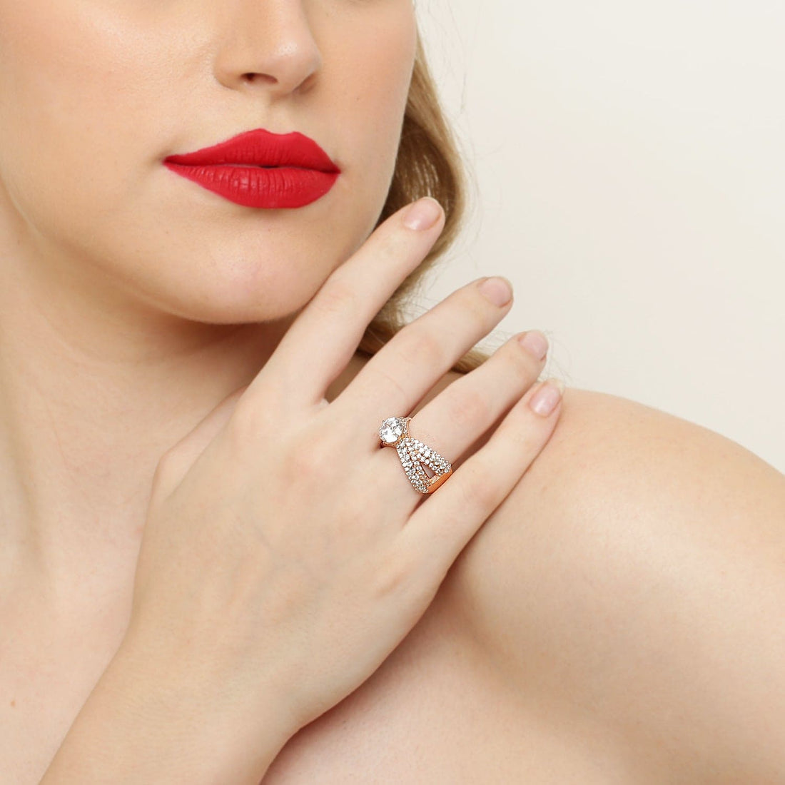 925 Sterling Silver Criss Cross Ring