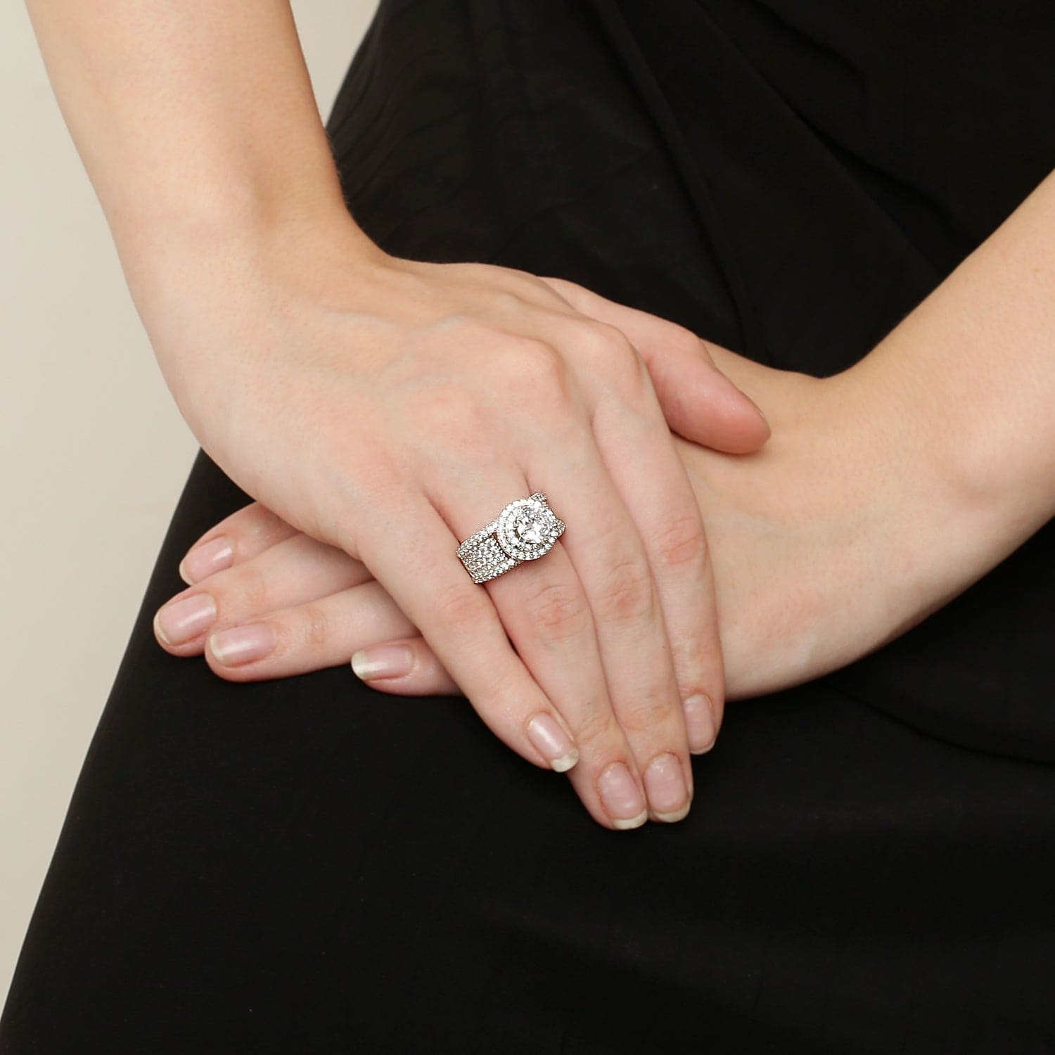 The Spiral Solitaire 925 Sterling Silver Ring