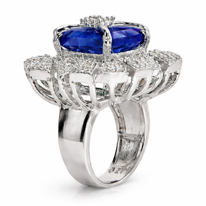 BREATHTAKING BHAGYASHREE INSPIRED 925 Sterling Silver RING