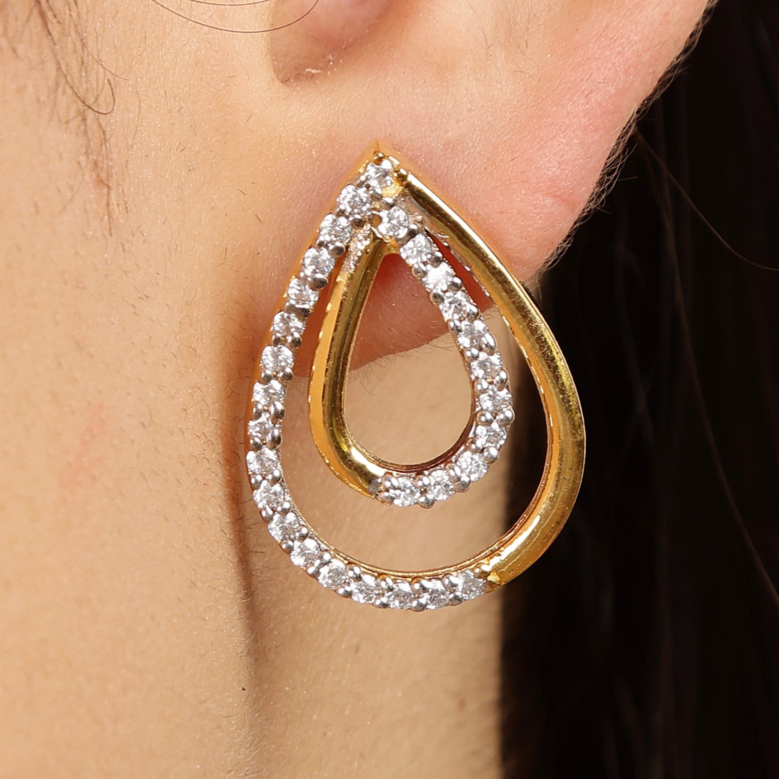 Celeste Teardrop 925 Sterling Silver Pendant Set