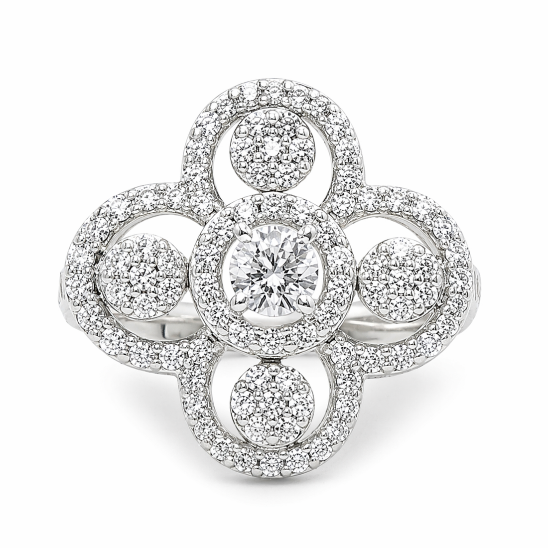 Petal Whisper 925 Sterling Silver  Ring