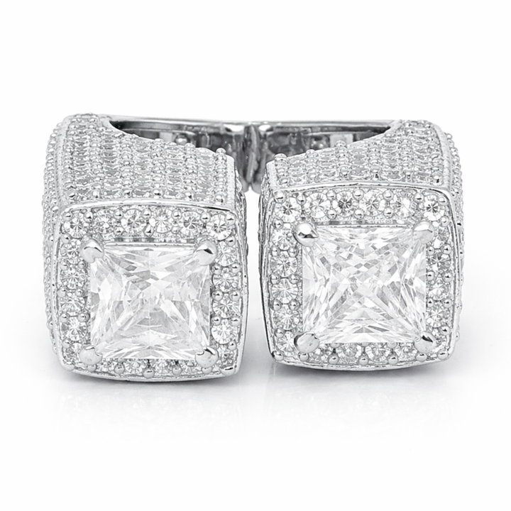 Dazzling Duet 925 Sterling Silver  Ring