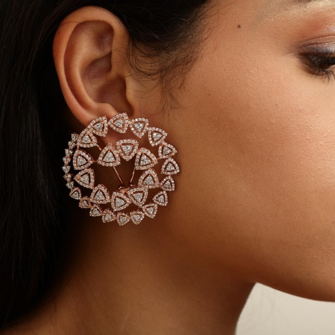 Eternal Swirl 925 Sterling Silver Earrings