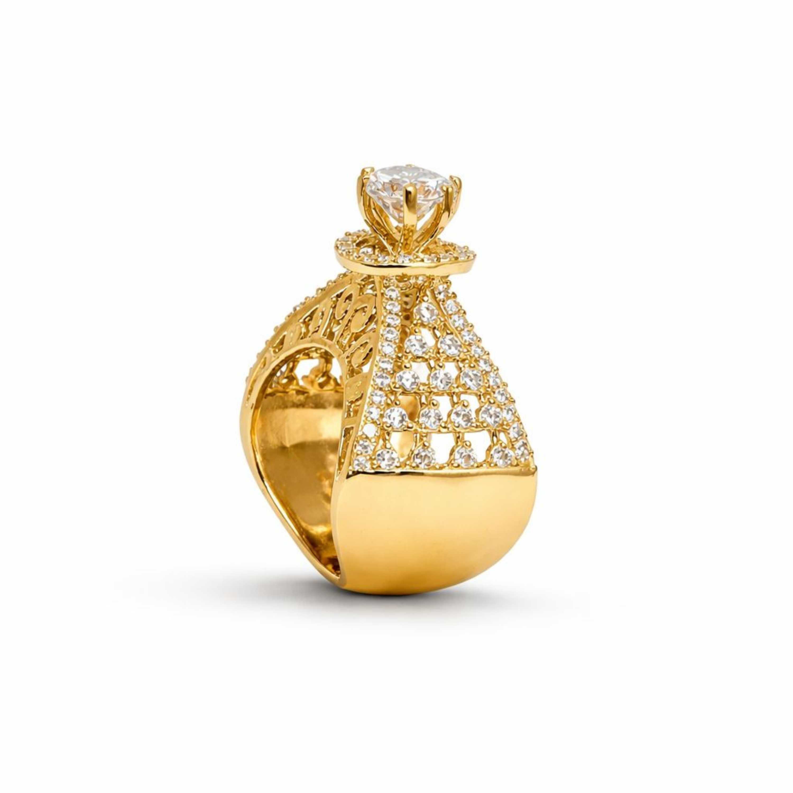 Viaara Elegant Tower Ring
