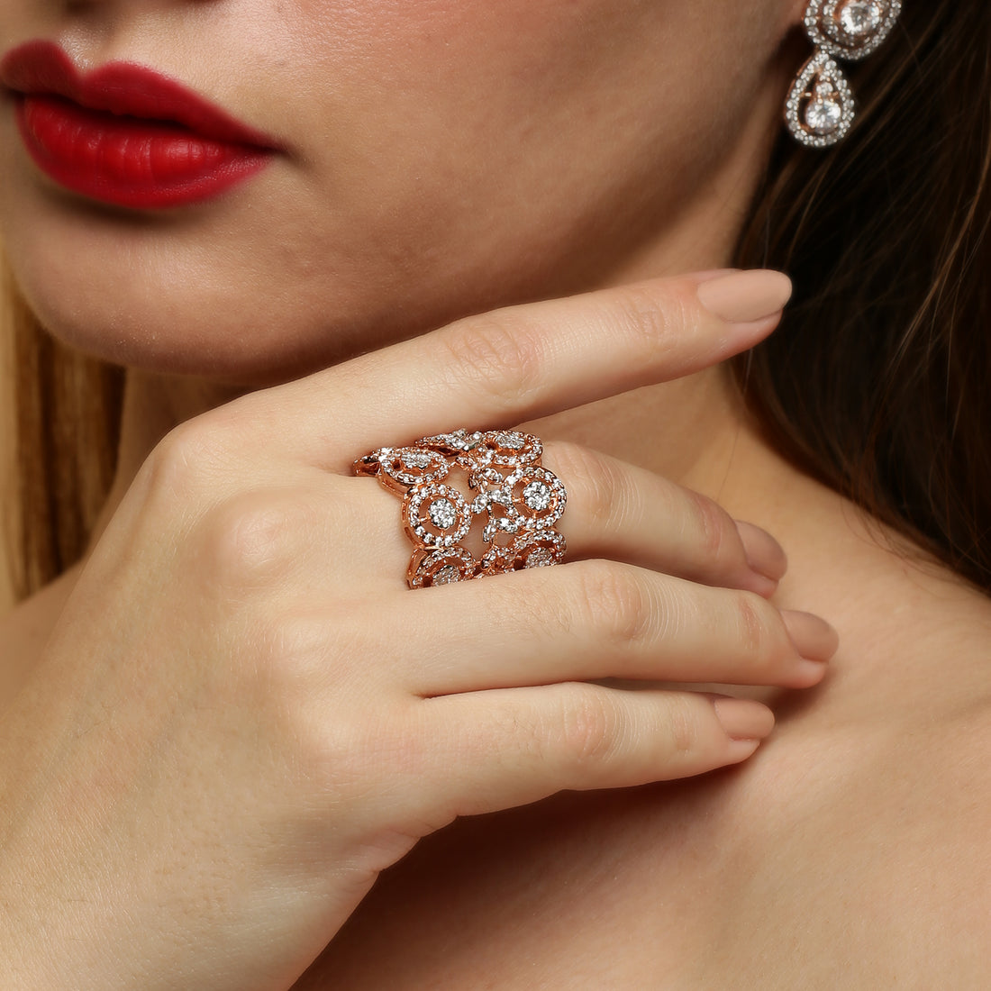 BAND It Up In Style sterling silver ring side angle view