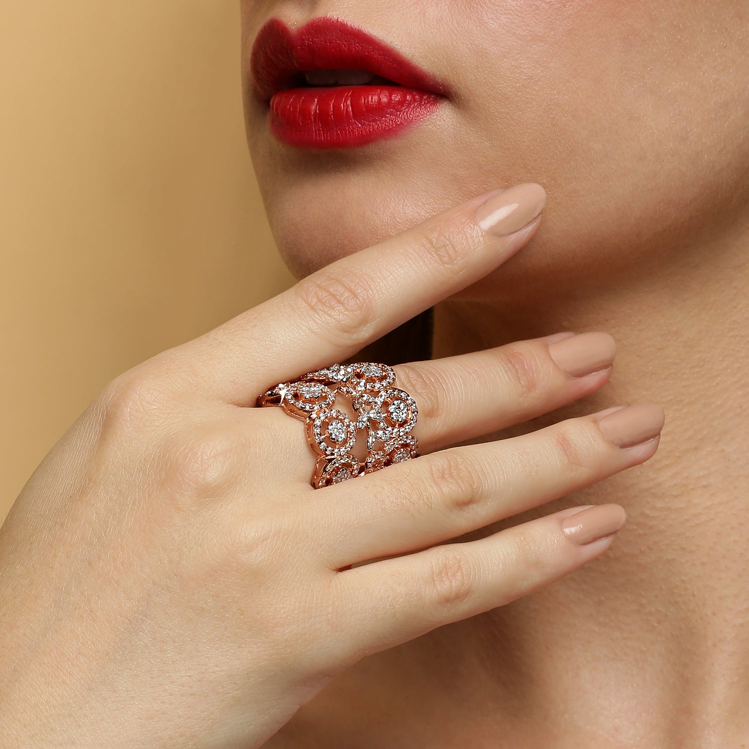 BAND It Up In Style sterling silver ring worn on hand