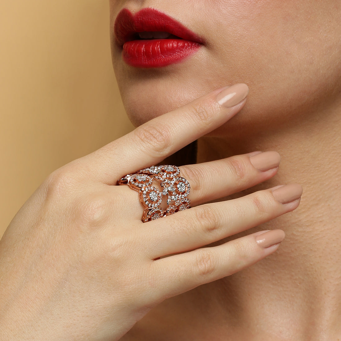 BAND It Up In Style sterling silver ring worn on hand