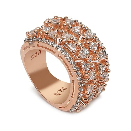 Eternal Love Band sterling silver ring alternate angle view