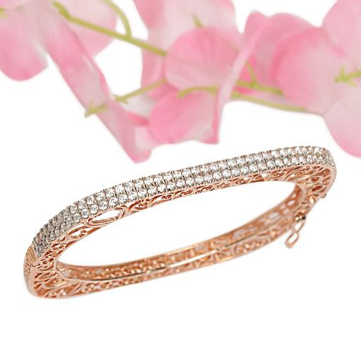 Exquisite Square 925 sterling silver bracelet worn on wrist