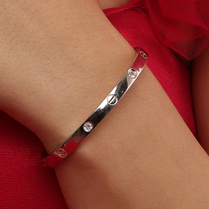 Forever Ever 925 sterling silver bracelet front view