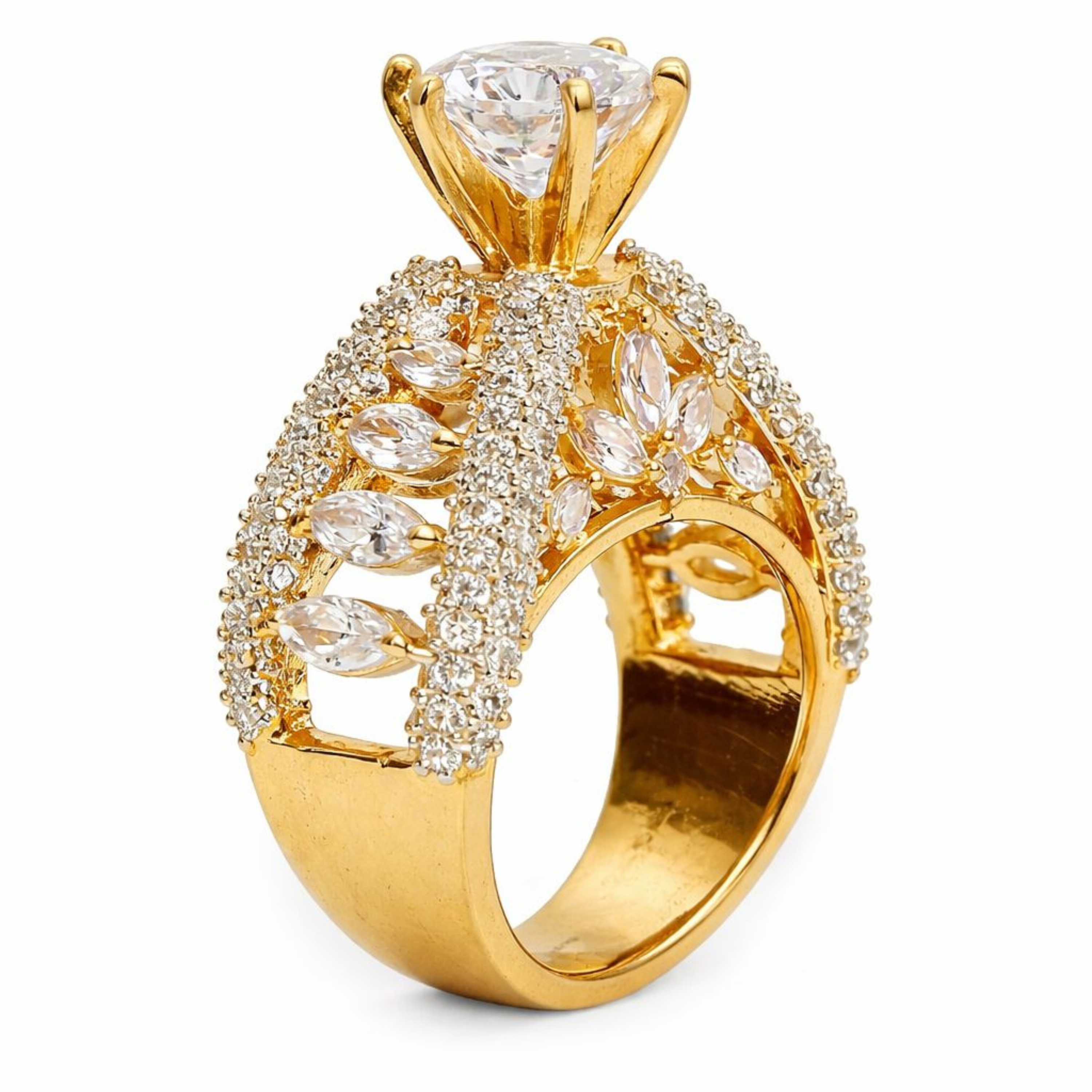 Garden of Eden 925 sterling silver ring front view