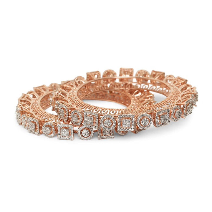 Layra Diamond Pacheli 925 sterling silver bangle worn on wrist