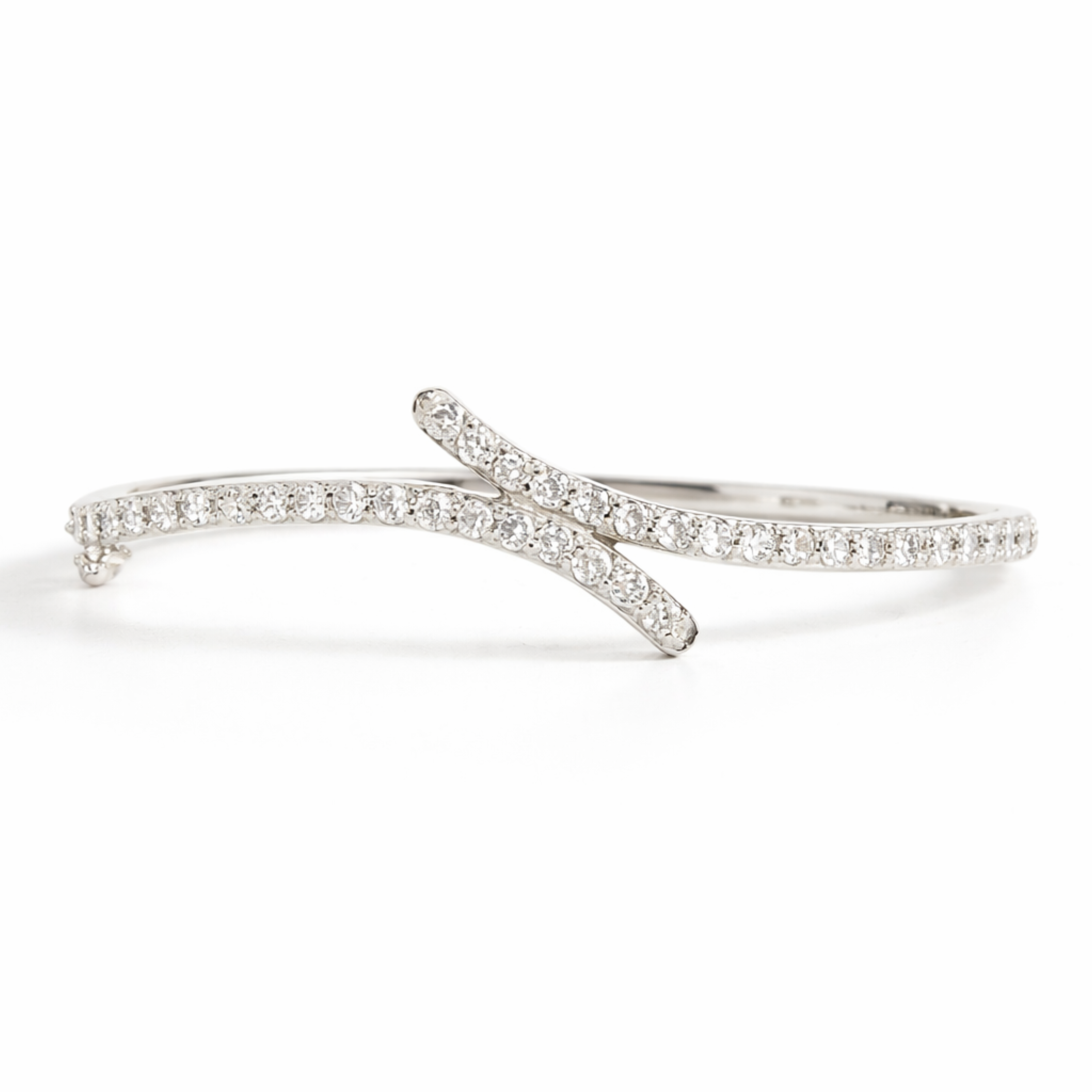 Linked in Love sterling silver bracelet alternate view