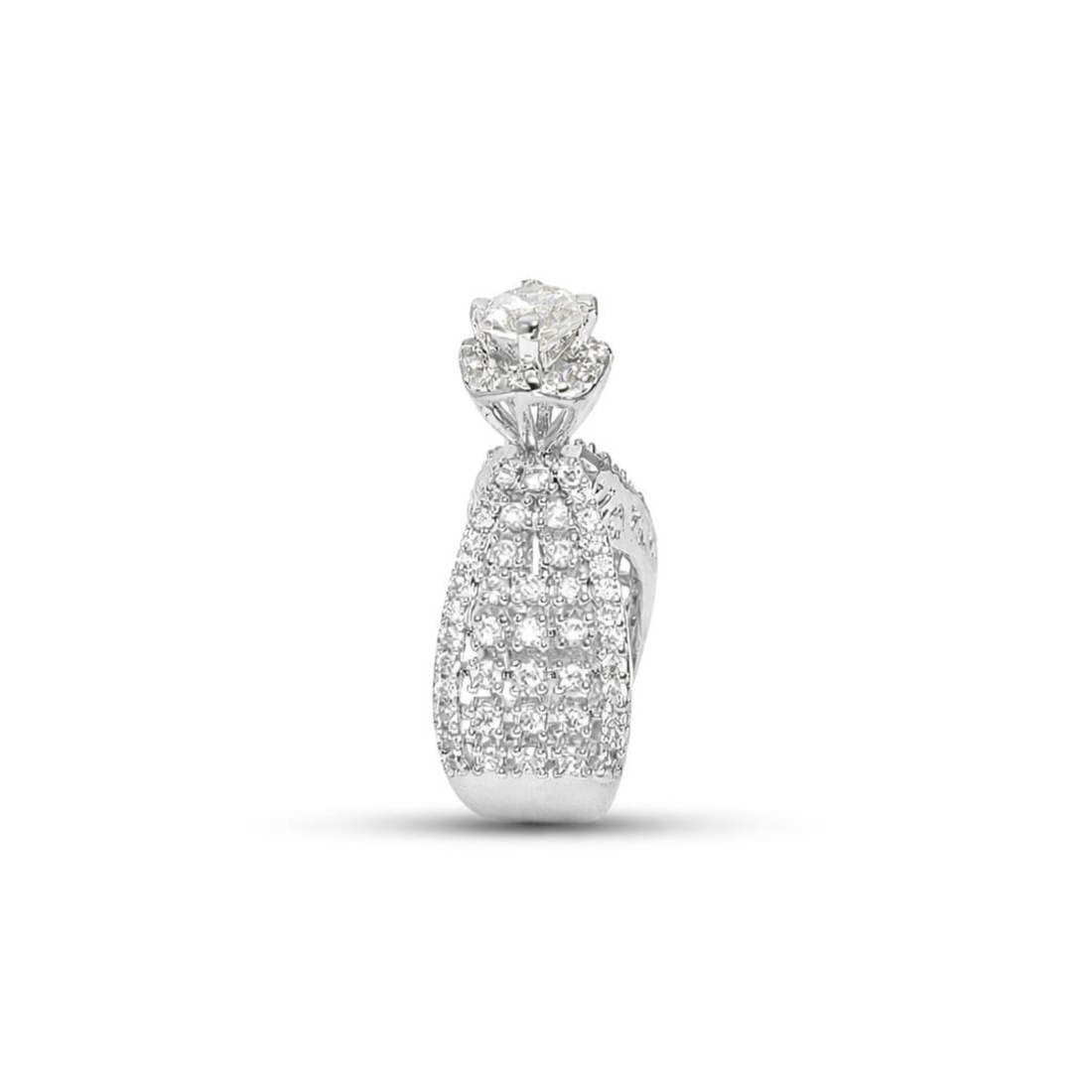 Merilyn Monroe sterling silver ring alternate view